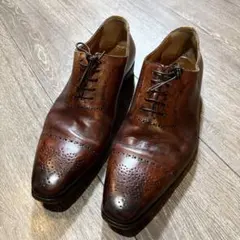 Santoni サントーニ　【極上美品】ウイングチップシューズ　26cmのサムネイル