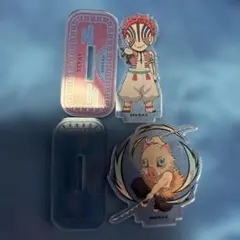 鬼滅の刃　無限列車編　ランダムアクリルマスコット　猗窩座　伊之助