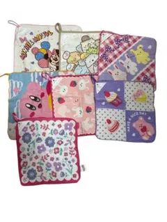 ループ付タオルセット（多色・キャラクター）