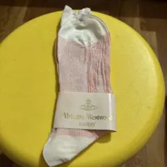 Vivienne Westwood ソックス ピンク系 オーブ刺繍のサムネイル