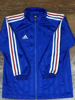 adidas アディダス トラックジャケット ジャージ ブルー ストライプ