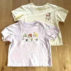 UNIQLO モフサンドTシャツ 2枚セット 150