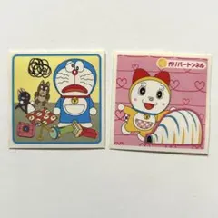 ドラえもん　かぷっちょシール　2枚セット　ロッテ　ステッカー　ドラミちゃん