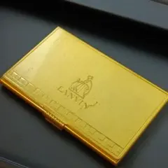 LANVIN ランバン ヴィンテージ カードケース 名刺入れ ゴールド メタルのサムネイル