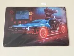 バック・トゥ・ザ・フューチャー ブリキ看板