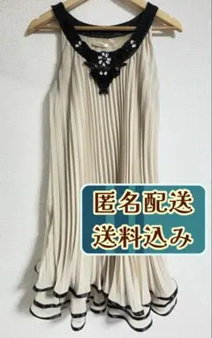 axes アクシーズ ファム ワンピース フリル 薔薇 刺繍 M サイズ