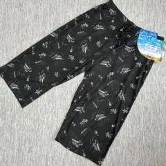 【新品】CLOSSHI 超COOL ハーフパンツ　Lサイズ　ヤシの木　ブラックのサムネイル