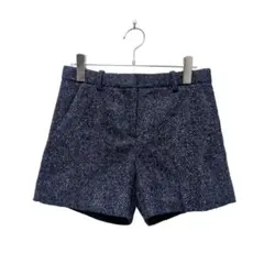 1334 【GAP】 ショートパンツ　ツイード　ネイビー　秋　冬