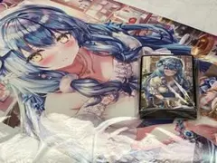 ミッドナイトブルー　ホロライブ　スリーブ　プレイマットtorino 兎田ぺこら ミッドナイトブルー ホロライブ スリーブ プレイマットtorino 兎田ぺこ