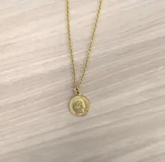 ゴールドコインネックレス