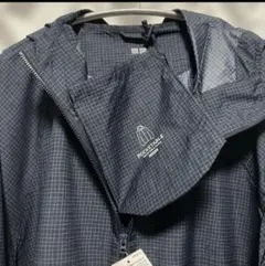 ポケッタブルuvカットパーカ チェック柄　3XL