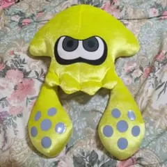 スプラトゥーン2 イカ(ブライトブルー) リバーシブルクッション - メルカリ