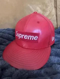 【希少】シュプリーム×ニューエラ レザー