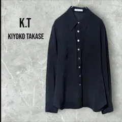 美品✨《K.T KIYOKO TAKASE》シアーシャツ ブラウス 透け感