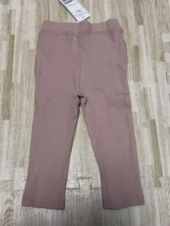 【新品タグ付き】プティマイン 【& Re】ストレートフライスパンツ　80cm