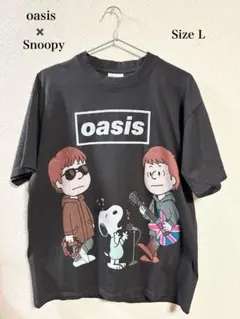 Oasis × Snoopy コラボTシャツ　sizeL 新品未使用