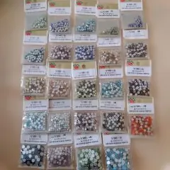 ハンドメイド素材　パーツクラブ　貼り付けガラス　24点　まとめ売りB