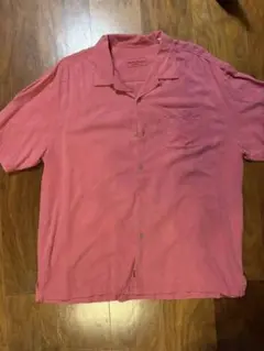 Tommy Bahama 半袖シャツ XL/TG 薄い赤、濃いピンク