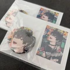 佐伯イッテツ　誕生日グッズ2024 缶バッジ&チェキ風カード