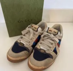 し*ん様 緊急値下げです‼️ GUCCI スニーカー 青/赤/黄 - メルカリ