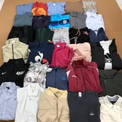 M22　アメリカ古着　ブランドミックス　長袖類　シャツ等　30着セット　まとめ