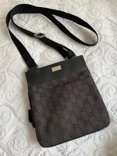 GUCCIグッチ ボディバッグ ウエストバッグgg レザー キャンバス デニム