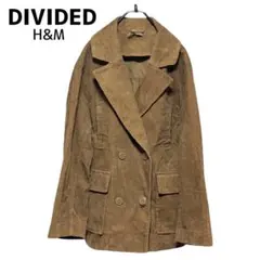 H&M DIVIDED ディバイデッド コーデュロイコート ジャケット ブラウン