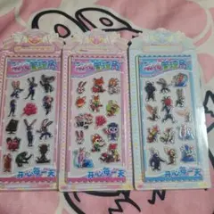 ズートピア アクリルシール3枚セット