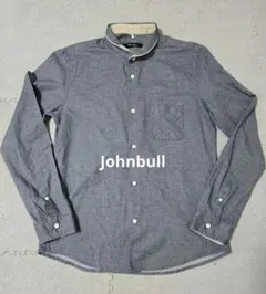 ジョンブル　Johnbull 　バンドカラーシャツ フランネルシャンブレーのサムネイル