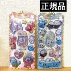 キラキラウォーターシール　♡ユニコーン　猫　うさぎ／シマエナガ／2セット　新品