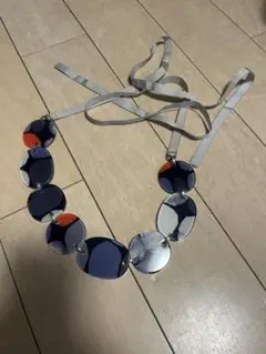 幾何学模様オーバル型チョーカー