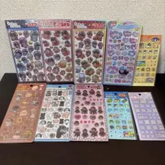 うるちゅるコナン、和柄，タイルシール10枚セット正規品