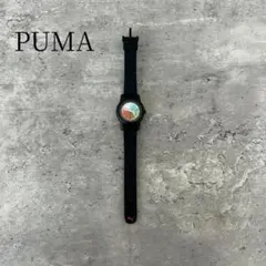 【人気】PUMA プーマ 腕時計 P1062 黒 ラバー シリコンマルチカラー