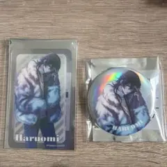 パラライ エモカフェ クリアカード 缶バッジ　晴臣