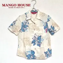 未使用 MANGO HOUSE マンゴハウス アロハシャツ 半袖 かりゆしウェア