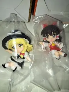 東方Project 霧雨魔理沙 博麗霊夢 フィギュアのみ　二体セット