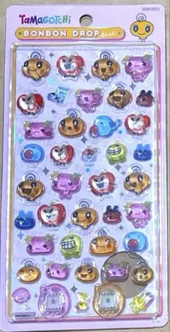 正規品　たまごっち　めめっち　ボンボンドロップシール