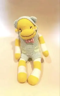 ソックス　ぬいぐるみ　101 おさる　ハンドメイドのサムネイル