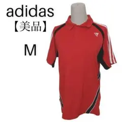 レア【美品】アディダス ポロシャツ M レッド 765