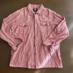 Converse 赤チェック　長袖シャツ L