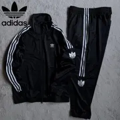 新品 アディダス オリジナルス セットアップ ブラック 上下セット XXL XL