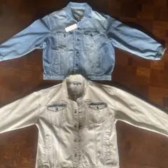 ★☆美品保管品☆★デニムジャケット2点セット　ブリーチxブルー Gジャン　新品有