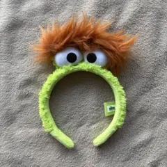 USJ エルモ　オスカー　セサミストリート　カチューシャ 緑色