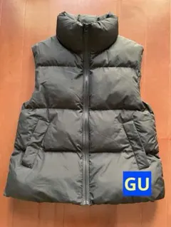 GU ジーユー ヒートパデッドオーバーサイズベスト Sサイズ 大きめ ブラック