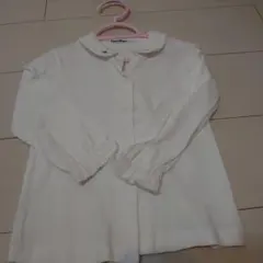 familiar 100cm 白色 長袖シャツ