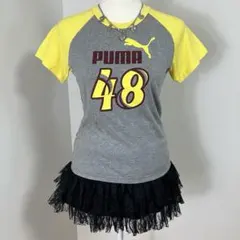 【y2k 00s】PUMAプーマ　ピチtロゴtマクブリング　平成ギャル　イエロー