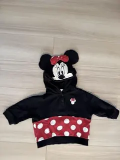 ミニーマウス フード付き トレーナー 80