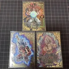 【未使用】エナジーマーカー☆パラレル3種☆悟空身勝手☆ゴジータGT☆悟飯ビースト