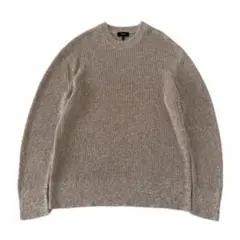 美品 theory セオリー 杢ベージュ コットンリネン ニット XXLのサムネイル