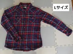 チェック柄シャツ